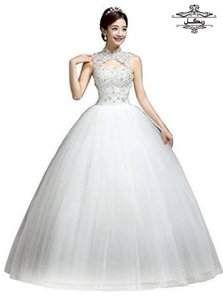 مدل یقه لباس عروس و بالاتنه لباس عروس خاص متفاوت
