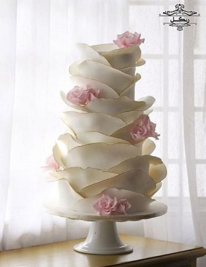 شکل مدل کیک عروسی مدرن خلاقانه خاص