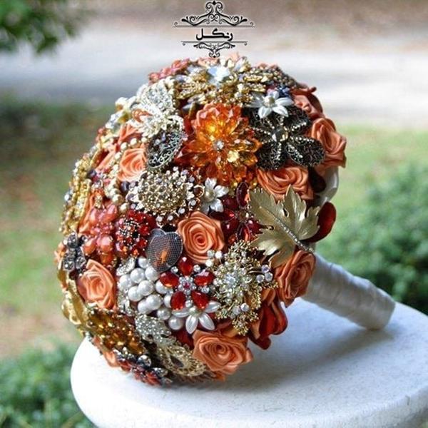 مدل دسته گل مصنوعی برای عروس