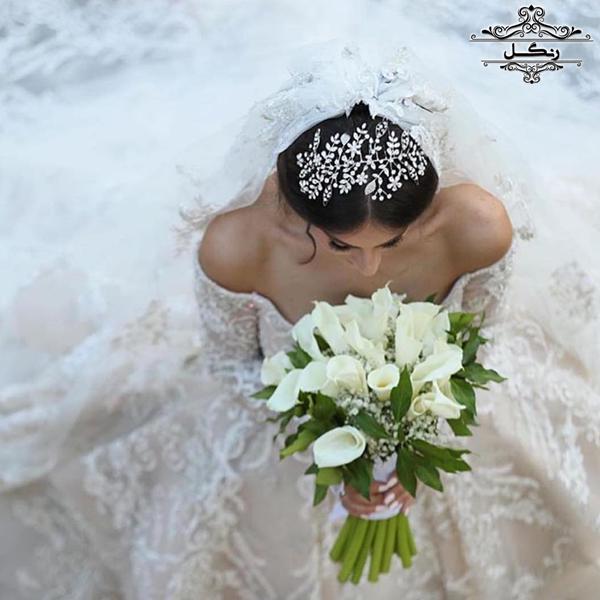 تاج عروس کوتاه و ریسه عروس - مدل جدید تاج عروس 2019