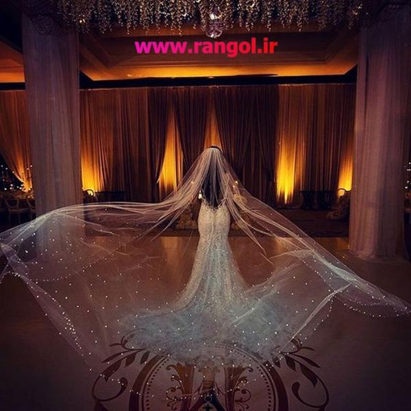 مدل عکاسی عروسی با تور عروس