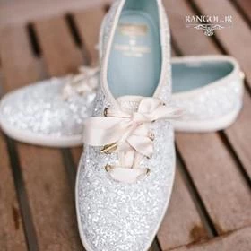 مدل کفش کتونی عروس کفش تخت راحت عروسی