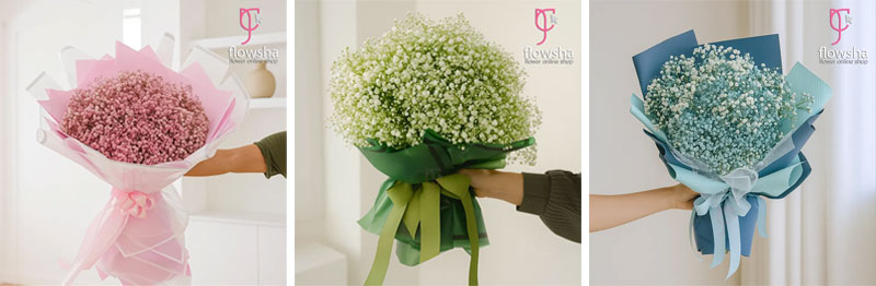 دسته گل ژیپسوفیلا (عروس)