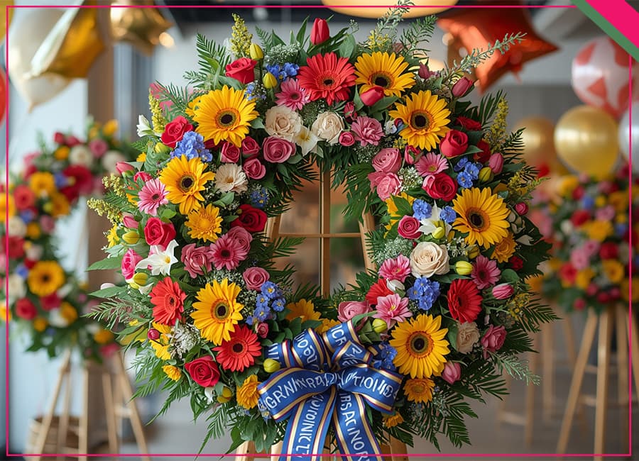 معرفی گل ‌های ماندگار برای تاج گل‌ها