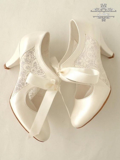 مدل کفش پاشنه بلند عروس راحت شیک 