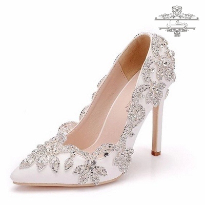 مدل کفش پاشنه بلند عروس راحت شیک 