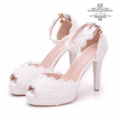 مدل کفش پاشنه بلند عروس راحت شیک 