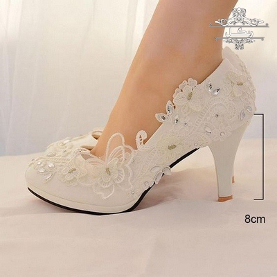 مدل کفش پاشنه بلند عروس راحت شیک 