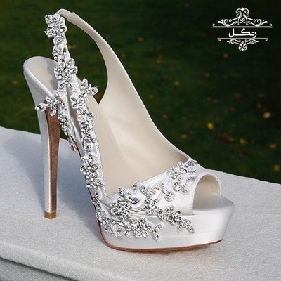 مدل کفش پاشنه بلند عروس راحت شیک 