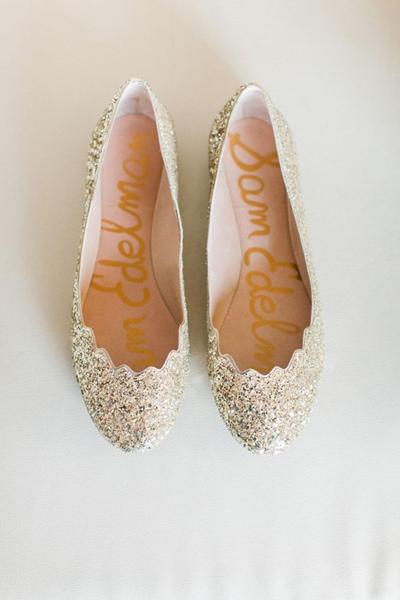 مدل کفش تخت و راحت عروس مدل کفش بدون پاشنه و کالج عروس