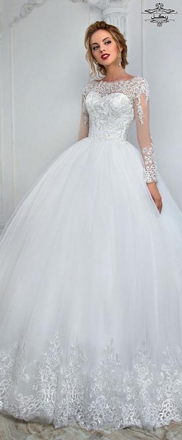 نکات خرید و دوخت لباس عروس جدید شیک 2019