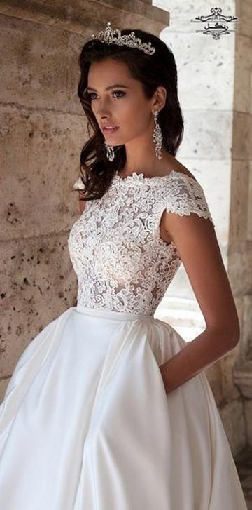 نکات خرید و دوخت لباس عروس جدید شیک 2019