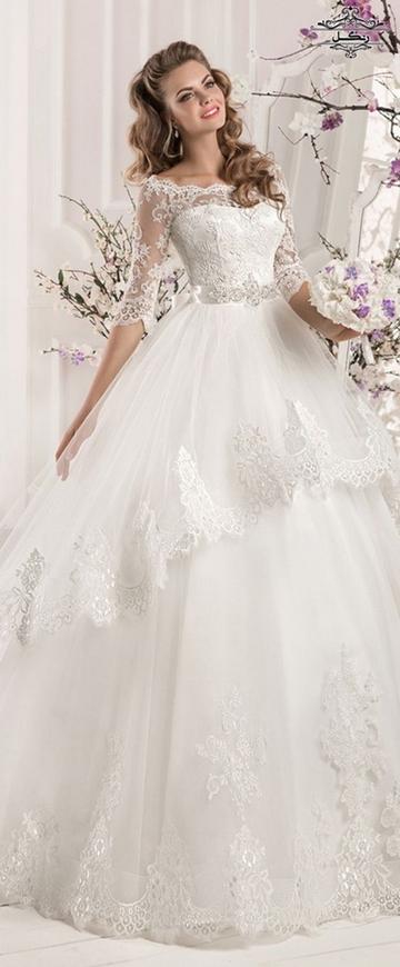 نکات خرید و دوخت لباس عروس جدید شیک 2019