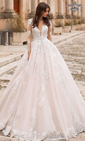 نکات خرید و دوخت لباس عروس جدید شیک 2019