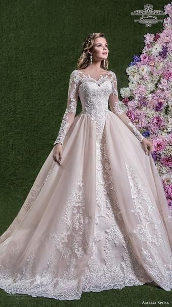 مدل لباس عروس دنباله دار دو تکه و جداشدنی | لباس عروس جدید