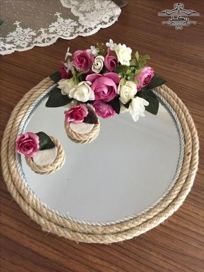 تزیین جای انگشتر حلقه عروس داماد عقد نامزدی بله برون تزیین جای انگشتر حلقه عروس داماد عقد نامزدی بله برون