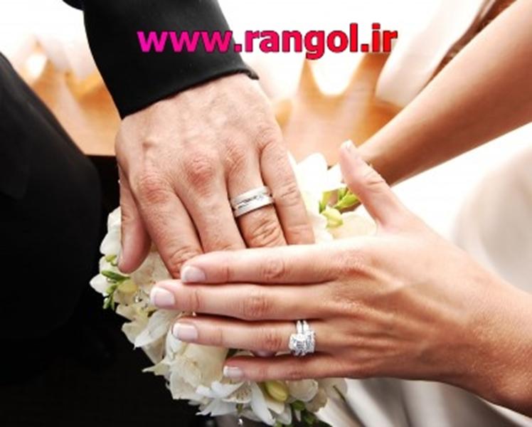 عکس حلقه ازدواج عروس داماد- آتلیه عکاسی عروسی