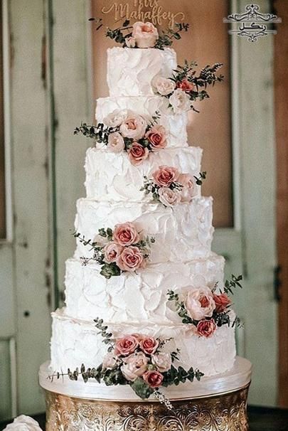 کیک عروسی به سبک بوهو | عروسی بوهو استایل