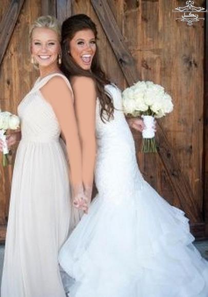 مدل عکس ژست عروس با خواهر