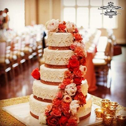 کیک عروسی فوندانت یا خامه ای | مدل کیک عروسی شیک جدید