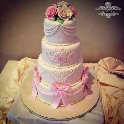 کیک عروسی فوندانت یا خامه ای | مدل کیک عروسی شیک جدید