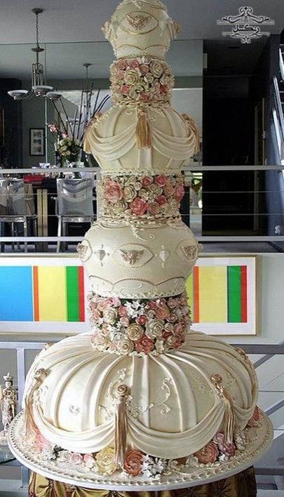 شکل مدل کیک عروسی مدرن خلاقانه خاص