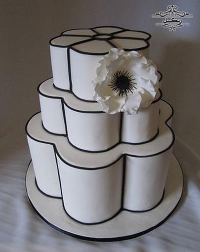 کیک عروسی طرح گل| شکل مدل کیک عروسی