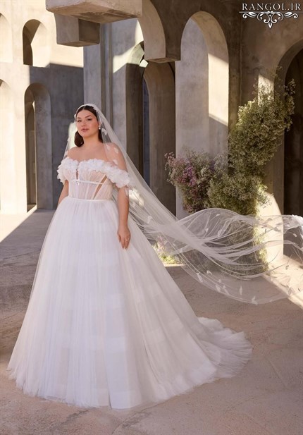 بهترین مدل لباس عروس افراد چاق پلاس سایز سیه باسن تپل