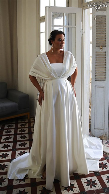 بهترین مدل لباس عروس افراد چاق پلاس سایز سیه باسن تپل