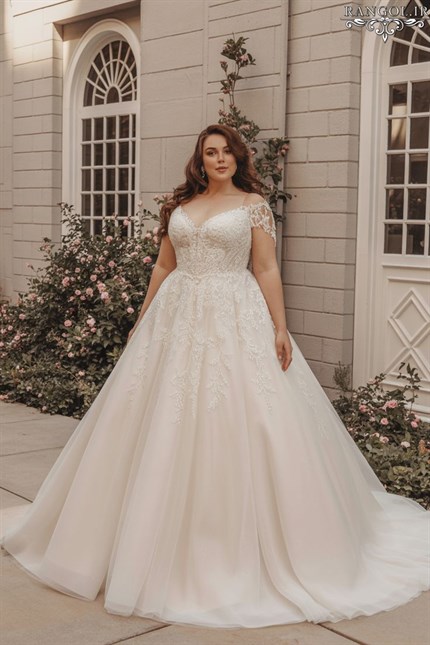 بهترین مدل لباس عروس افراد چاق پلاس سایز سیه باسن تپل