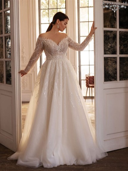 بهترین مدل لباس عروس افراد چاق پلاس سایز سیه باسن تپل