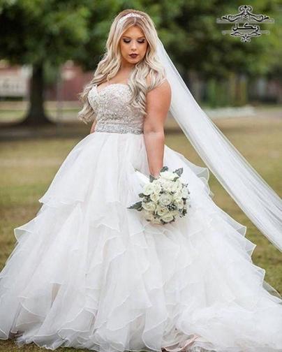بهترین مدل لباس عروس افراد چاق تپل و پلاس سایز