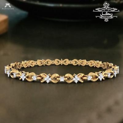 مدل دستبند طلا شیک جیک دخترانه زنانه اسپرت مارک
