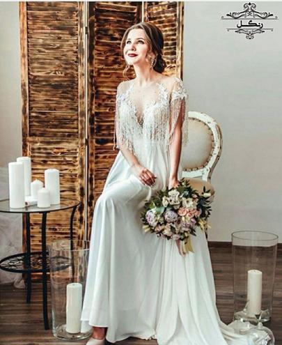 مدل لباس فرمالیته عروس برای عکاسی | لباس فرمالیته شیک جدید