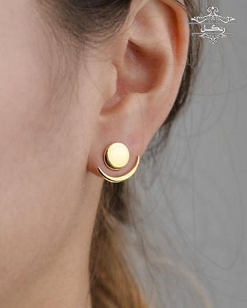 مدل گوشواره طلا جدید شیک دخترانه زنانه خرید گوشواره میخی آویز