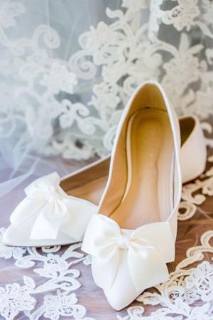 مدل کفش عروس راحت تخت بدون پاشنه اسپرت