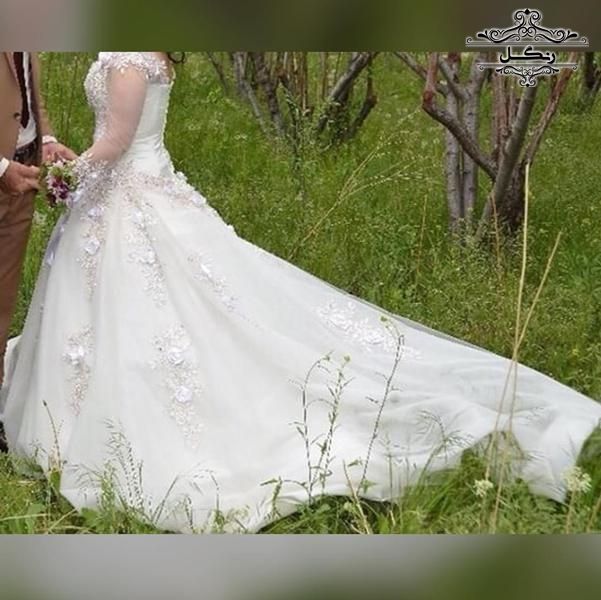 مدل لباس عروس دنباله دار جدید شیک 2018