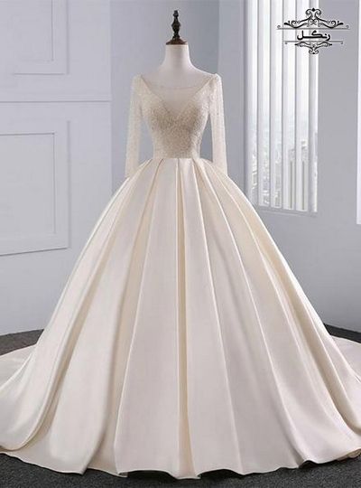 مدل لباس عروس دامن پفی و پرنسسی 2019