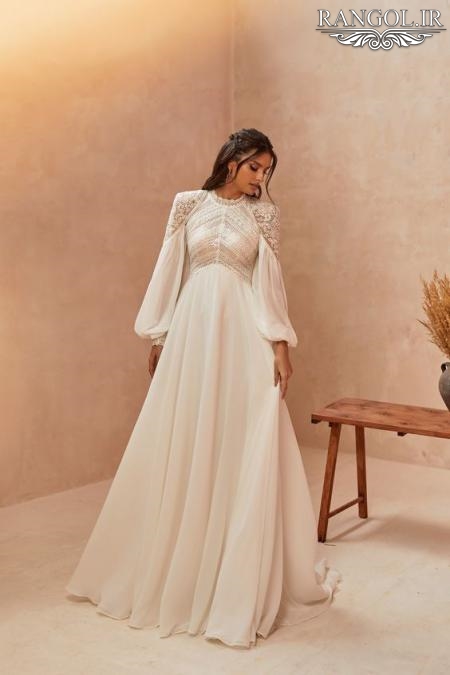 مدل لباس فرمالیته عروس لباس فرمالیته شیک خاص بوهمی جنگل دریا کویر ترند