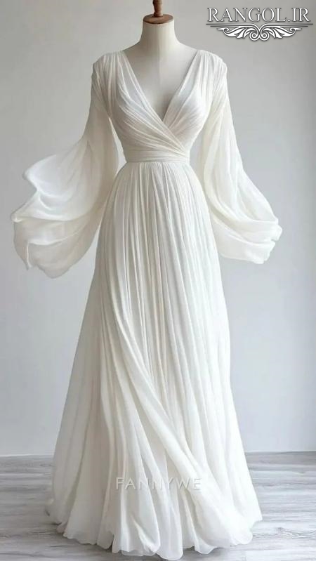 مدل لباس فرمالیته عروس لباس فرمالیته شیک خاص بوهمی جنگل دریا کویر ترند