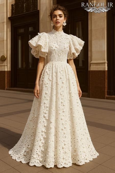 مدل لباس فرمالیته عروس لباس فرمالیته شیک خاص بوهمی جنگل دریا کویر ترند