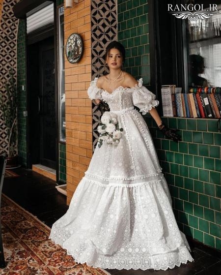 مدل لباس فرمالیته عروس لباس فرمالیته شیک خاص بوهمی جنگل دریا کویر ترند