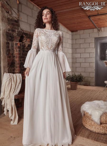 مدل لباس فرمالیته عروس لباس فرمالیته شیک خاص بوهمی جنگل دریا کویر ترند
