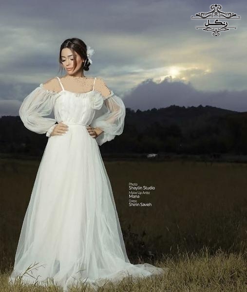 مدل لباس عروس فرمالیته و پیراهن پیشکار عکاسی عروسی