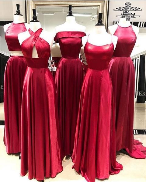 مدل لباس حنابندان - پیراهن مجلسی قرمز حنابندان