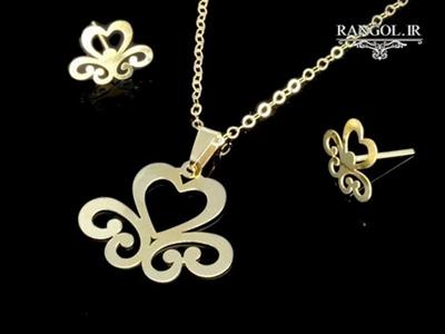 مدل نیم ست طلا زنانه دخترانه شیک جدید مدل نیم ست طلا زنانه دخترانه شیک جدید