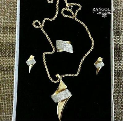 مدل نیم ست طلا زنانه دخترانه شیک جدید مدل نیم ست طلا زنانه دخترانه شیک جدید