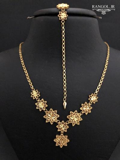 مدل نیم ست طلا زنانه دخترانه شیک جدید مدل نیم ست طلا زنانه دخترانه شیک جدید