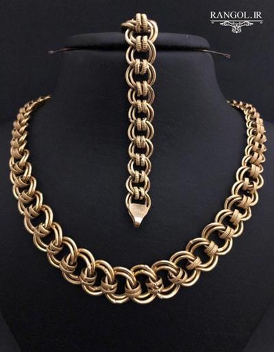 مدل نیم ست طلا زنانه دخترانه شیک جدید مدل نیم ست طلا زنانه دخترانه شیک جدید