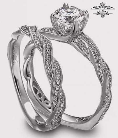 مدل حلقه و پشت حلقه عروس | انگشتر طلا عروس